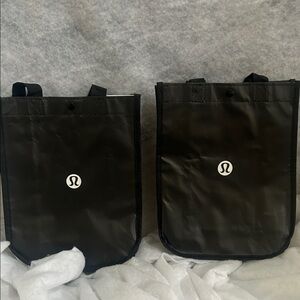 lululemon athletica Black Shopping Bags